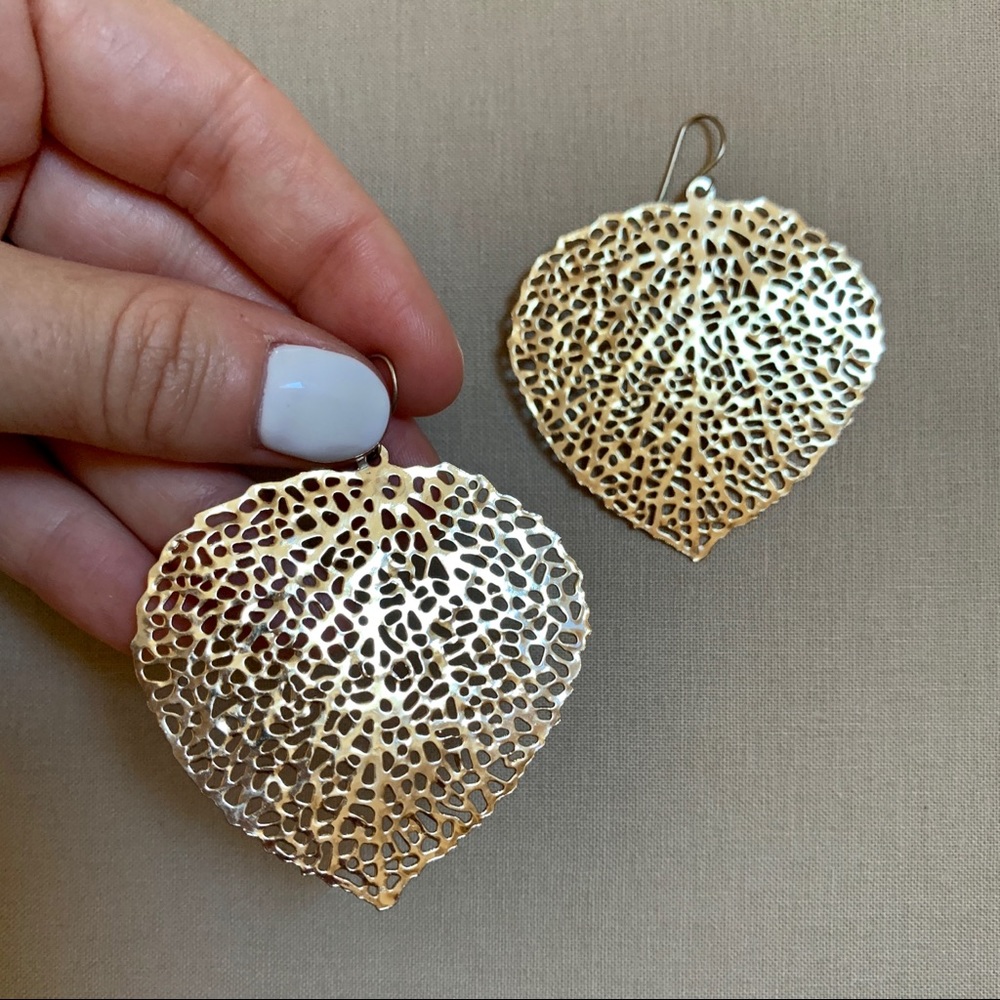Gold Leaf Earrings